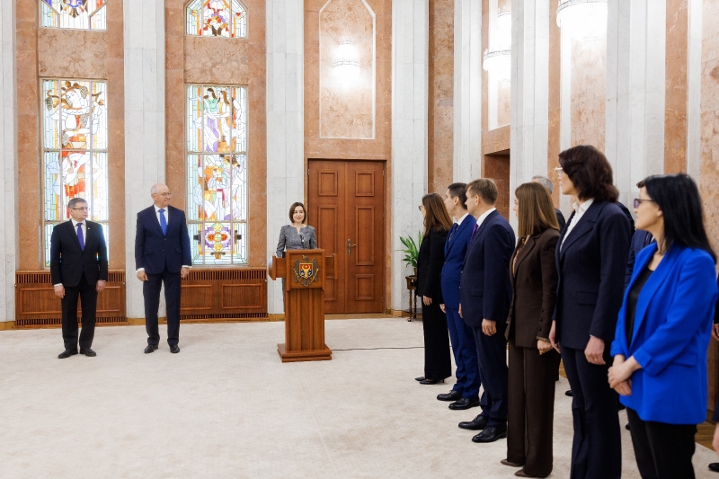 Mesajul președintei Maia Sandu la ceremonia de învestire a Guvernului